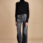 denim lungo diritto CLARA OPENBLACK true avenue 