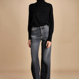 denim lungo diritto CLARA OPENBLACK true avenue 