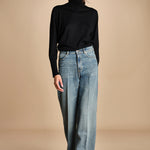 denim lungo diritto CLARA OPENBLU true avenue 