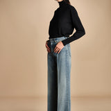 denim lungo diritto CLARA OPENBLU true avenue 