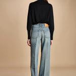 denim lungo diritto CLARA OPENBLU true avenue 