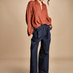 camicia uomo voille lana DANY RUSSETED true avenue 