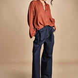 camicia uomo voille lana DANY RUSSETED true avenue 