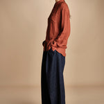 camicia uomo voille lana DANY RUSSETED true avenue 