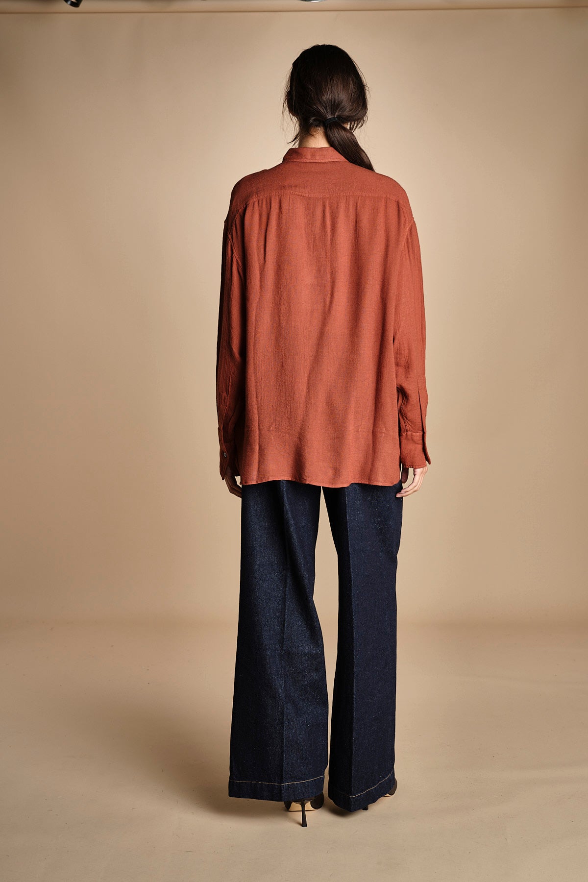 camicia uomo voille lana DANY RUSSETED true avenue 
