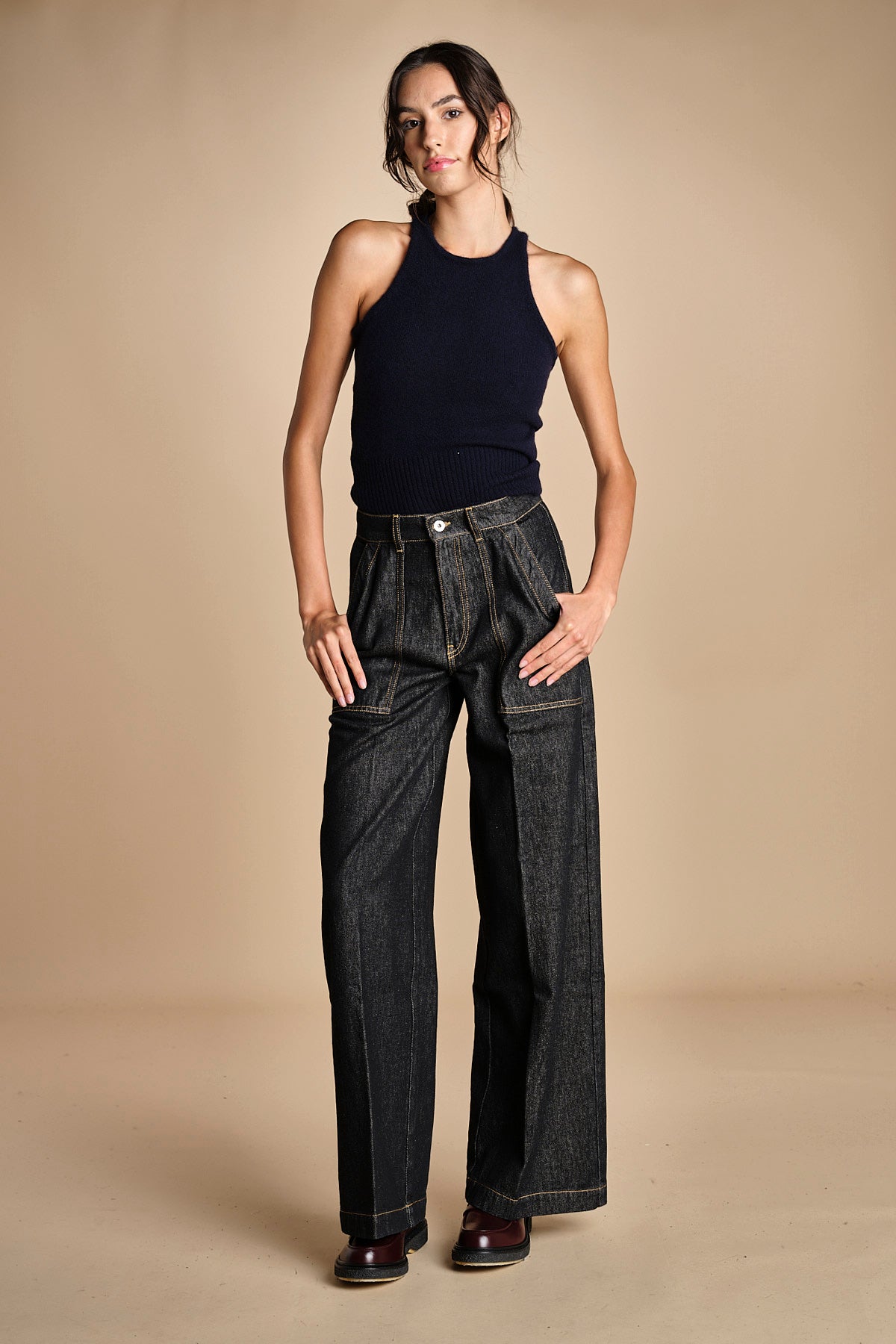 denim con tasconi FATA OPENBLACK true avenue 