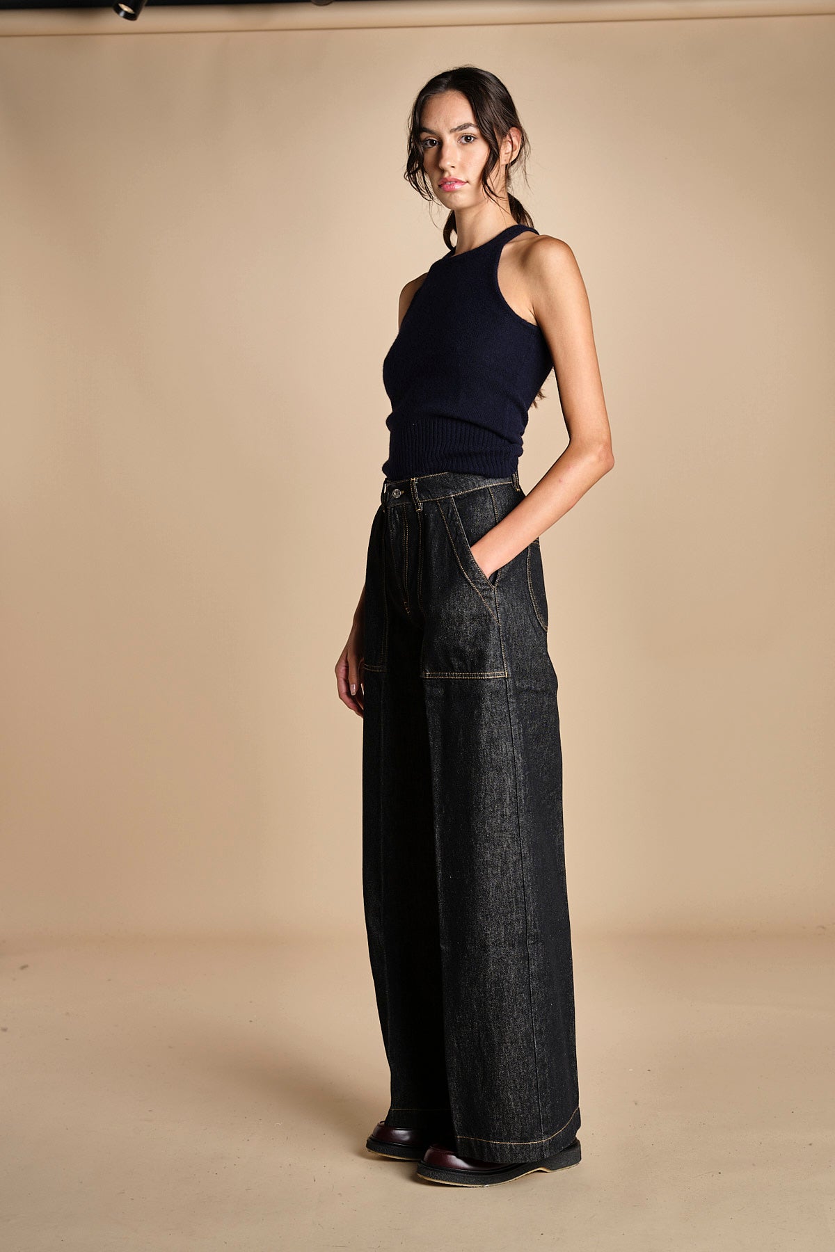 denim con tasconi FATA OPENBLACK true avenue 