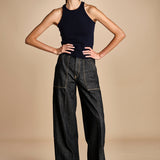 denim con tasconi FATA OPENBLACK true avenue 