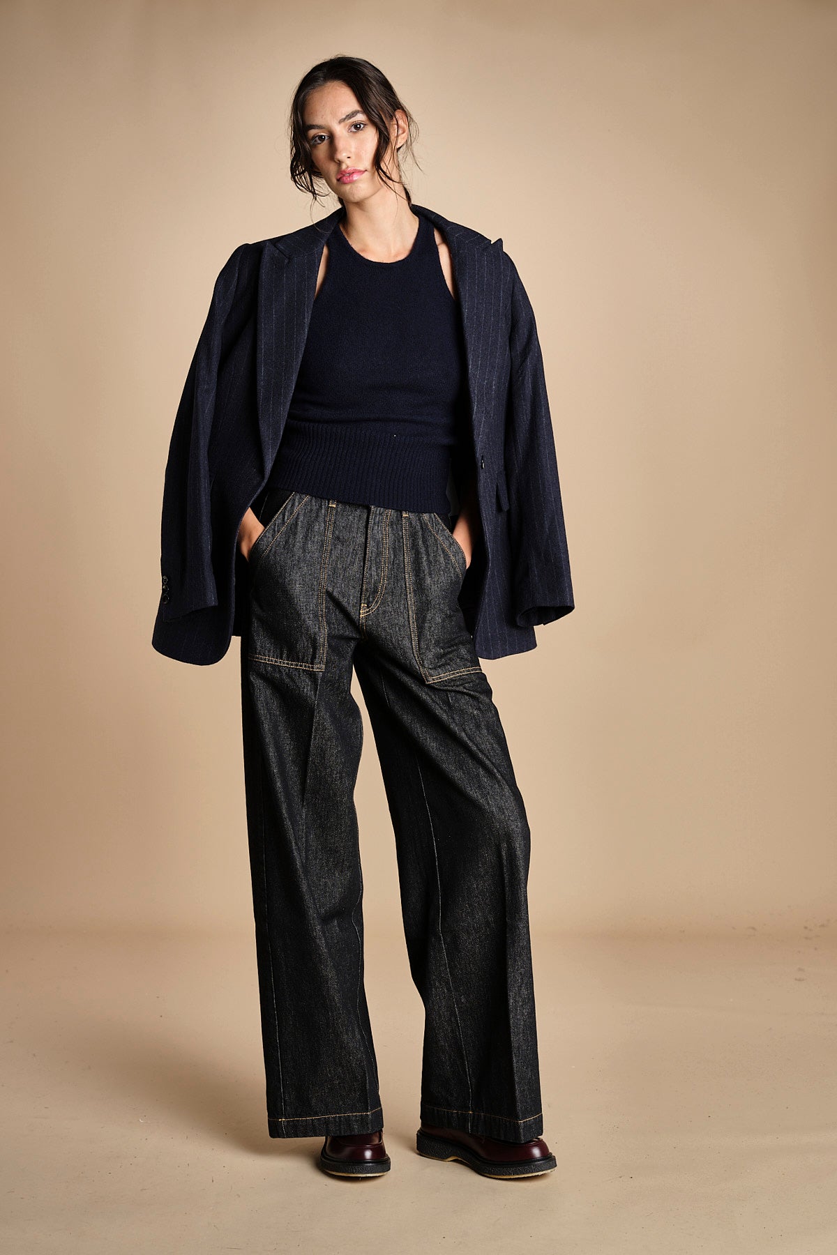 denim con tasconi FATA OPENBLACK true avenue 