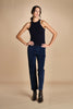 denim skinny cropped