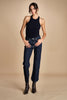 denim skinny cropped