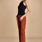 denim skinny cropped LINDY RUSSETED true avenue 