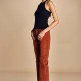 denim skinny cropped LINDY RUSSETED true avenue 