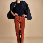 denim skinny cropped LINDY RUSSETED true avenue 