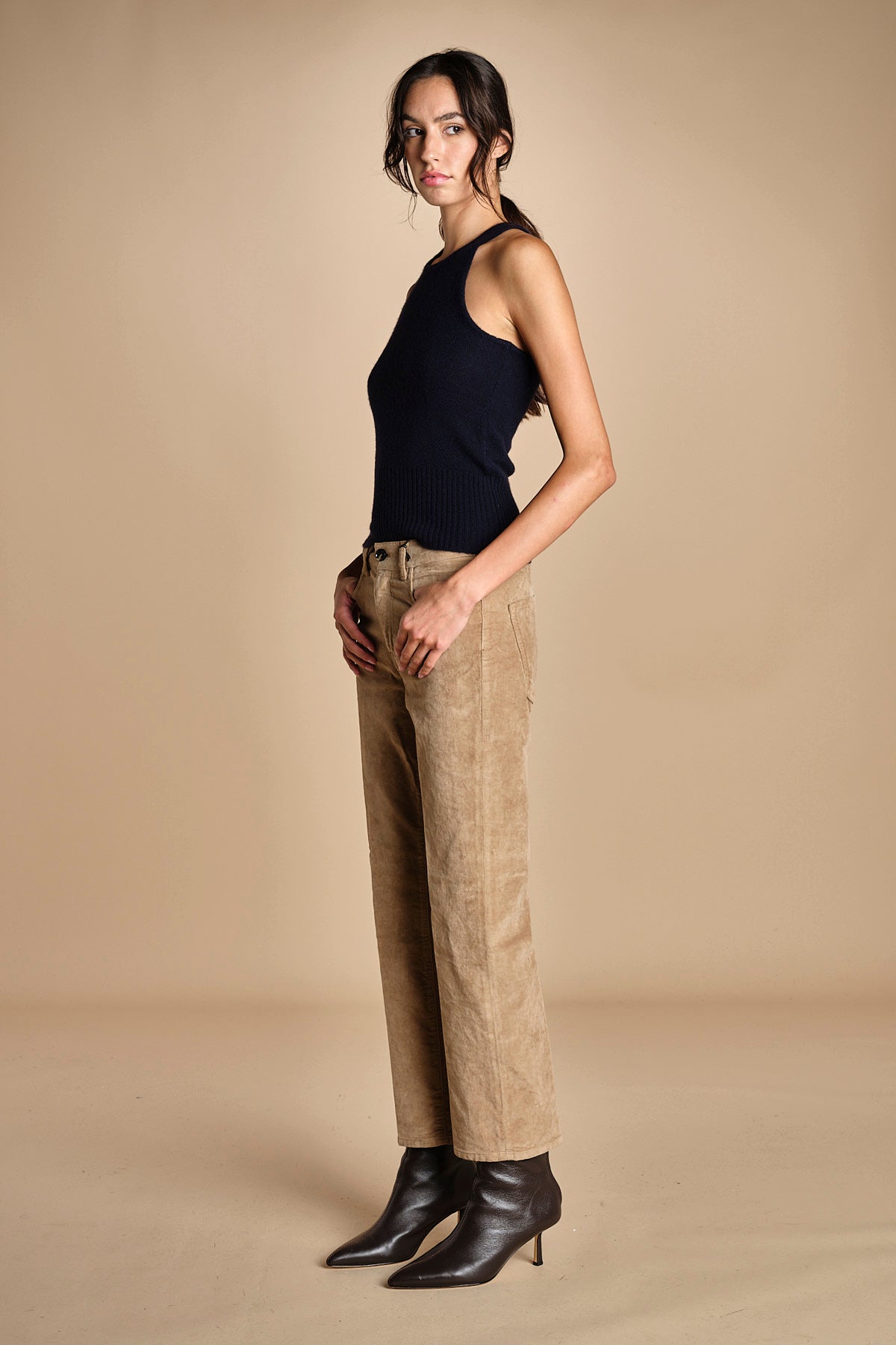 LINDY denim cropped skinny LINDY TOFEE true avenue 