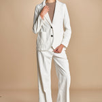 monopetto in velluto rocciatore LIVI IVORY true avenue 
