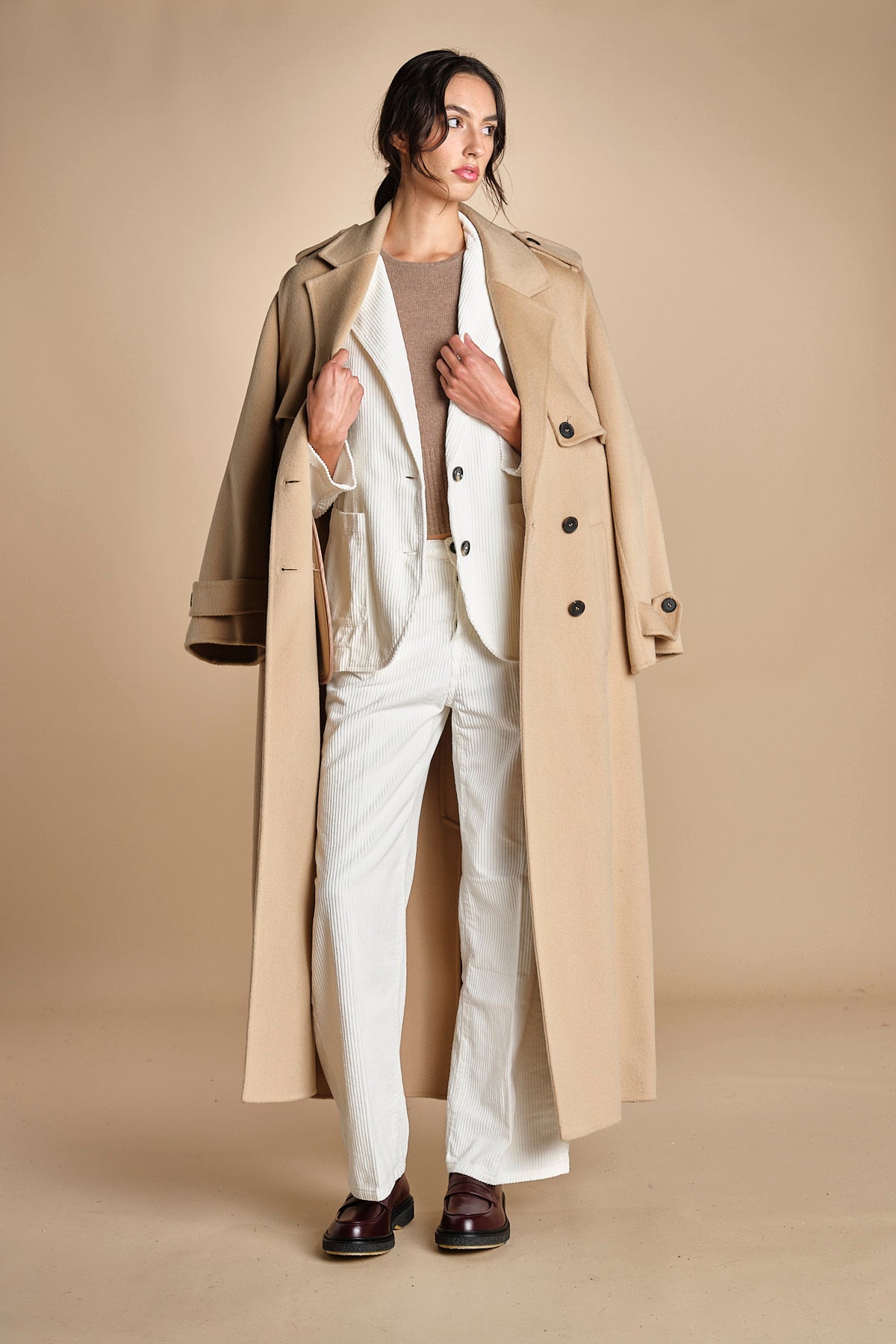 monopetto in velluto rocciatore LIVI IVORY true avenue 