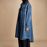 cappotto in denim MARY MEDIUMWASH true avenue 