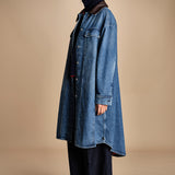 cappotto in denim MARY MEDIUMWASH true avenue 