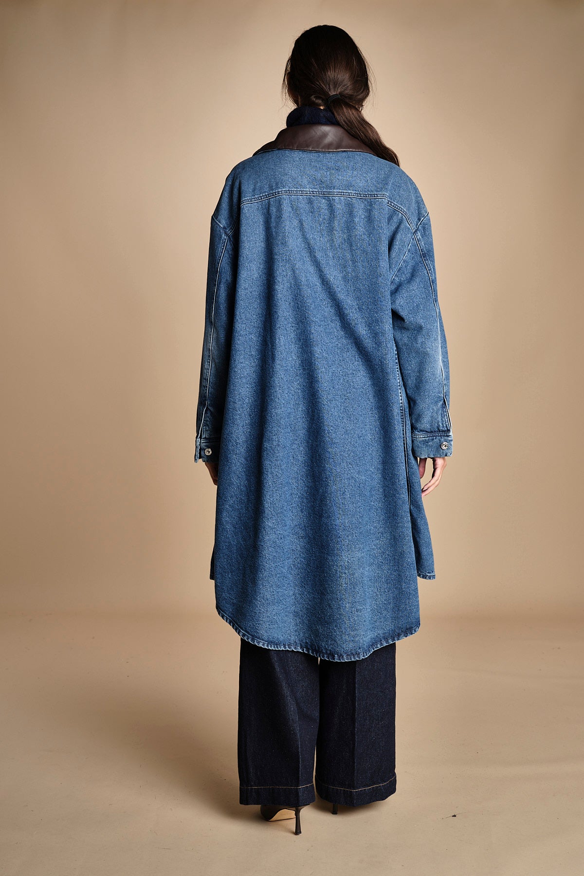 cappotto in denim MARY MEDIUMWASH true avenue 