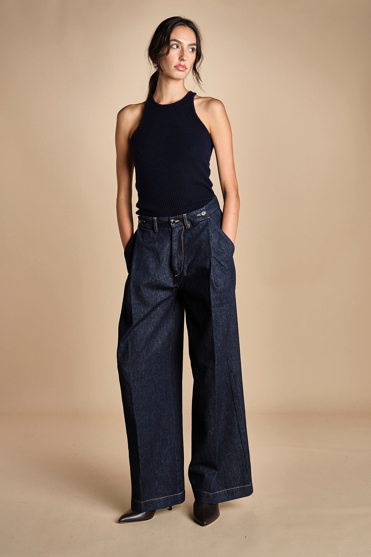 denim con pinces NANCY OPENBLUE true avenue 