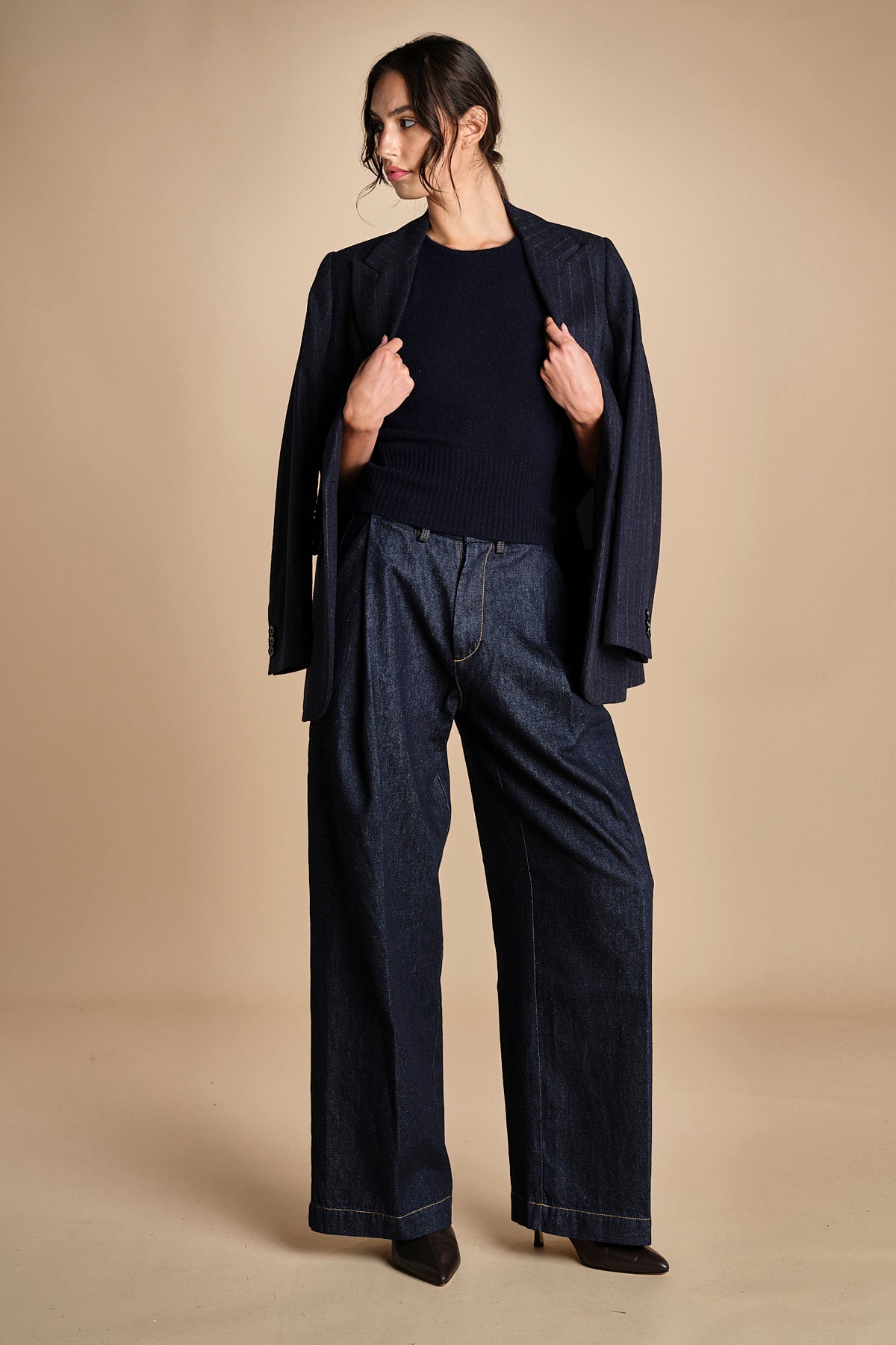 denim con pinces NANCY OPENBLUE true avenue 