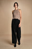 pantaloni in tela lana