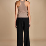 pantaloni in tela lana NOEMI BLACK true avenue 