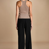 pantaloni in tela lana NOEMI BLACK true avenue 