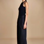 pantaloni in tela lana NOEMI NAVYBLUE true avenue 
