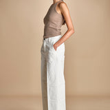 pantalone in fustagno OLIMPIA IVORY true avenue 