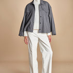 pantalone in fustagno OLIMPIA IVORY true avenue 