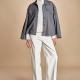 pantalone in fustagno OLIMPIA IVORY true avenue 