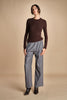 pantalone con elastico in punto milano