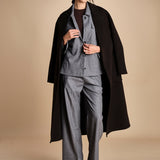 camicia in  flanella con tasche POLINE GREY true avenue 