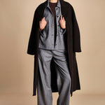 camicia in  flanella con tasche POLINE GREY true avenue 