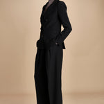 doppiopetto in tela lana SOPHIE BLACK true avenue 