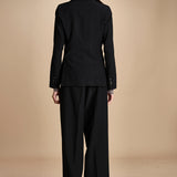 doppiopetto in tela lana SOPHIE BLACK true avenue 