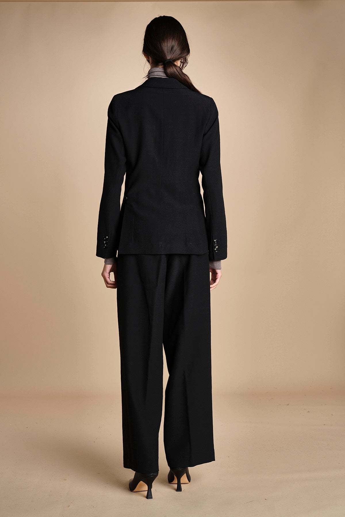 doppiopetto in tela lana SOPHIE BLACK true avenue 
