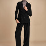 doppiopetto in tela lana SOPHIE BLACK true avenue 