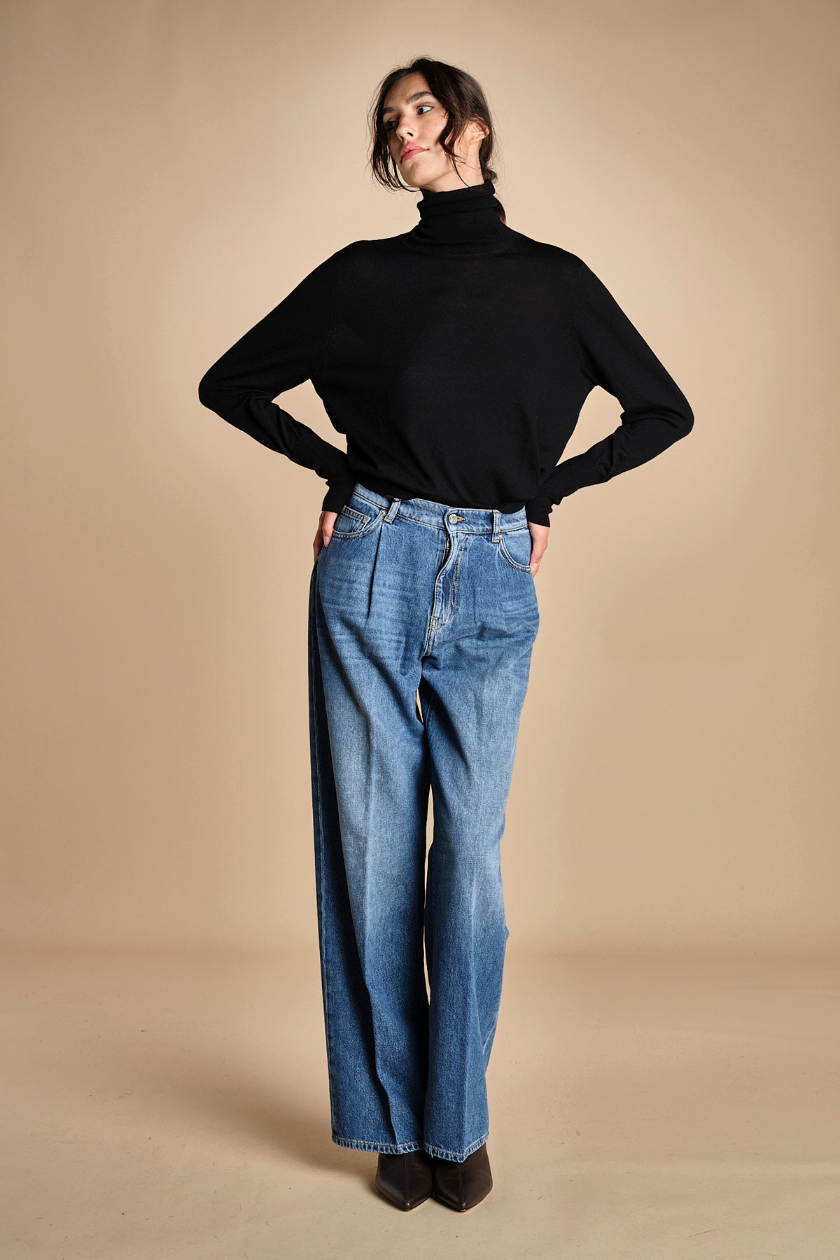 denim over con pinces VELIS OPEN BLUE true avenue 