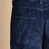 pantalone in veluto cropped ZELDA NAVYBLUE true avenue 