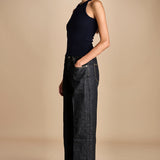 denim cropped ZELDA OPENBLACK true avenue 