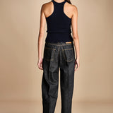 denim cropped ZELDA OPENBLACK true avenue 