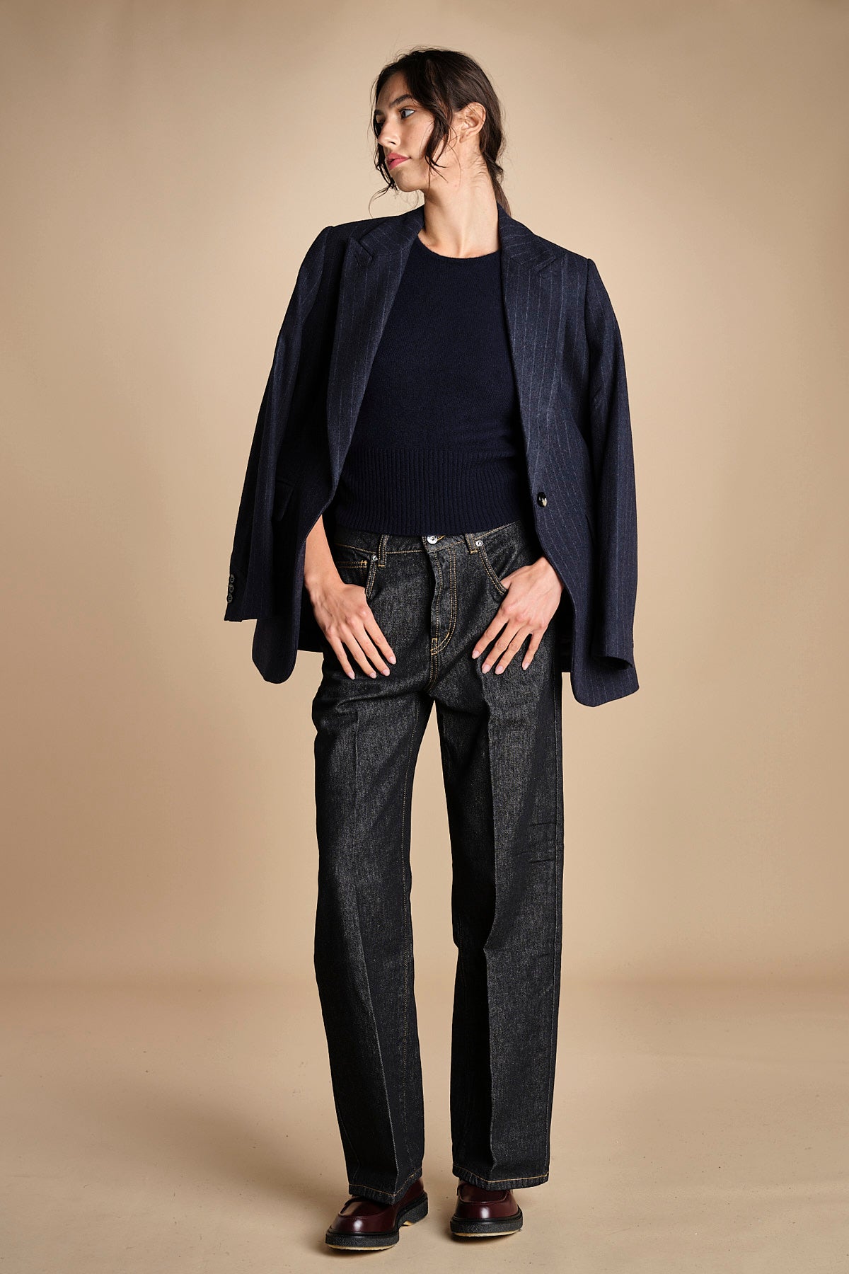 denim cropped ZELDA OPENBLACK true avenue 