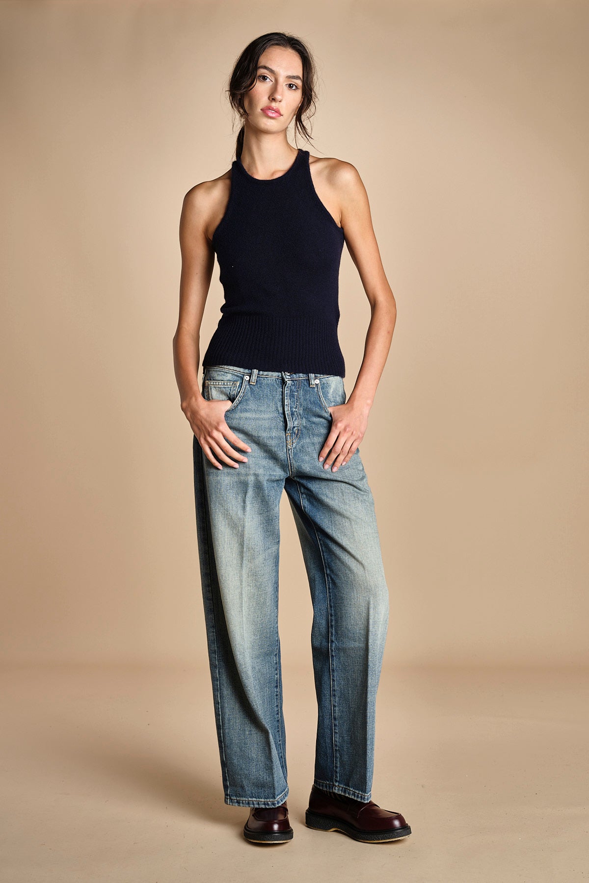 denim cropped ZELDA OPENBLUE true avenue 