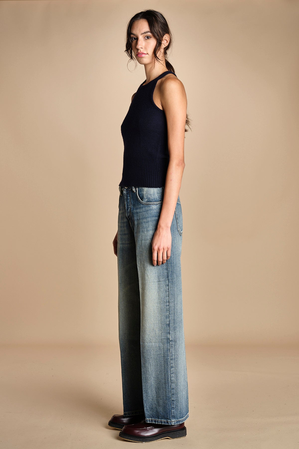 denim cropped ZELDA OPENBLUE true avenue 
