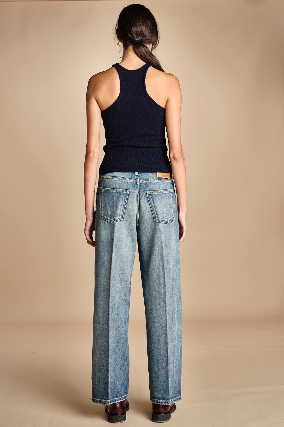 denim cropped ZELDA OPENBLUE true avenue 