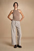 pantalone in velluto cropped