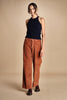 pantalone in velluto cropped
